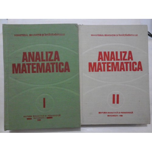 ANALIZA MATEMATICA  -  2 VOLUME